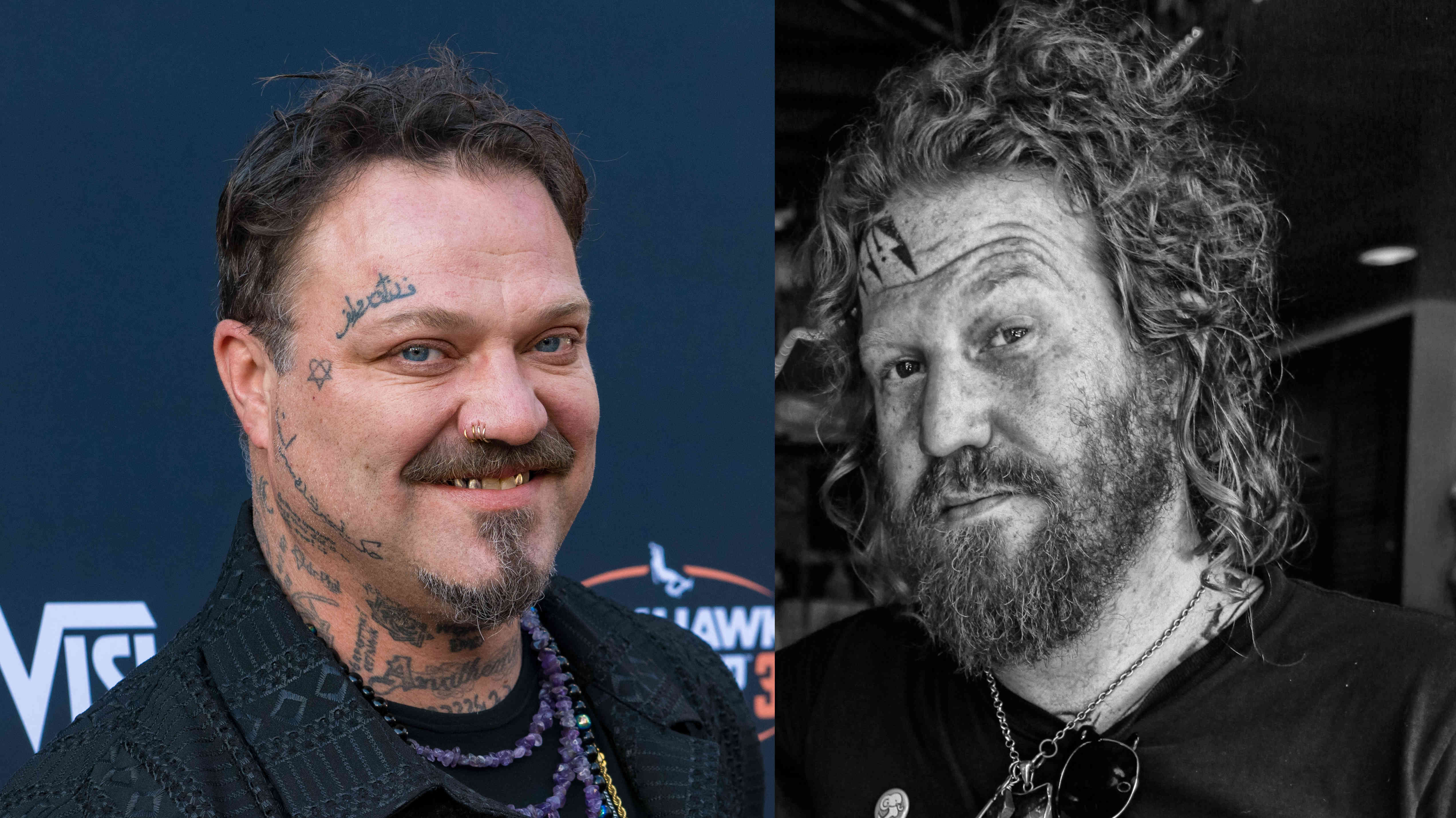 ‘Jackass’-Legende Bam Margera (l.) und Brent Hinds (Ex-Mastodon) haben gemeinsame Sache gemacht